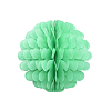 Бумажное украшение Цветочный шар-соты 20 см,салатовый