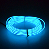 Шнур неоновый светящийся 4 м, синий