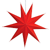Звезда 60 см девятиконечная красный