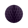 Бумажное украшение шар 20 см фиолетовый